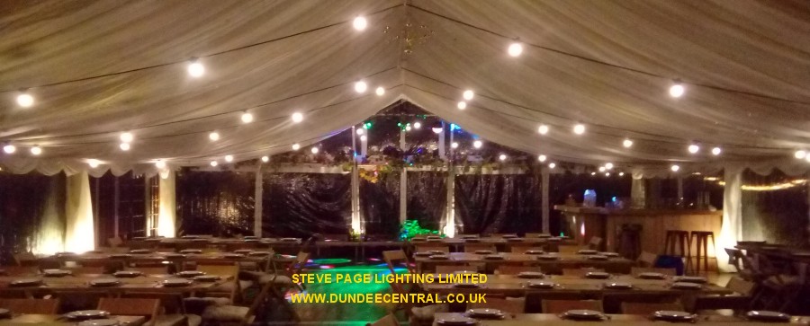 cambo wedding lights hire